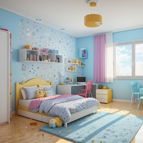 Cameretta bimbi. arredarla con cura è fondamentale per garantire benessere e una crescita sana.